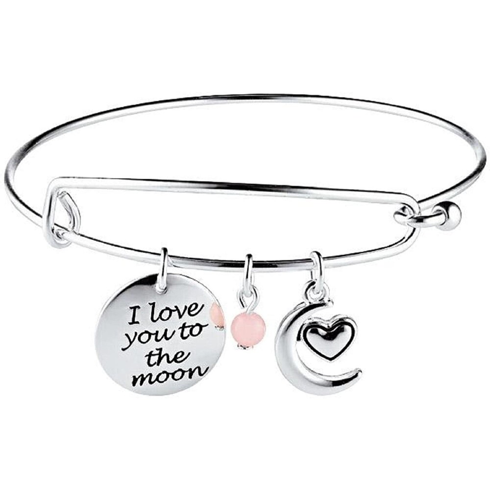 Precious Charms Bracelet Love Collection:  I Love You To The Moon